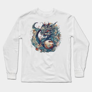 Jade Emperor Dragon Long Sleeve T-Shirt